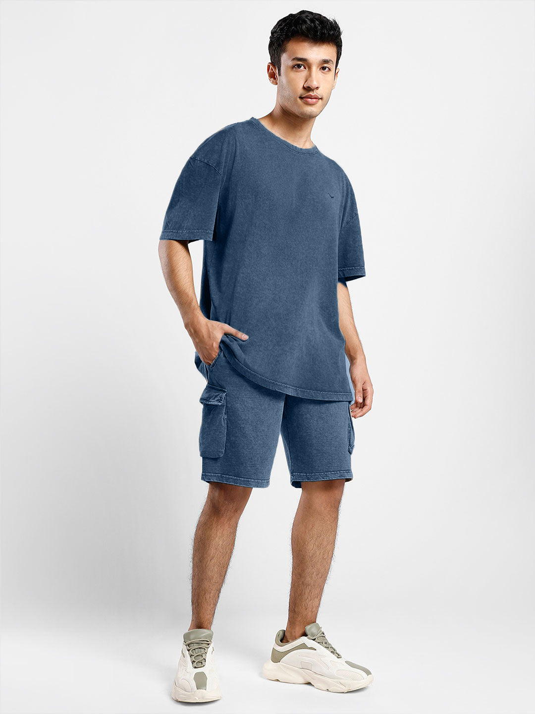 Oversized Cargo Shorts Co-ord