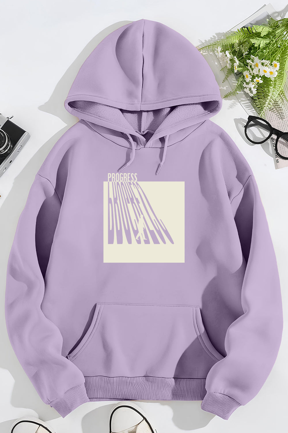 Boyfriend Fit Progress Classic Hoodie