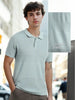 Multi Textured Polo T-Shirt