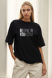 Oversized Fit Believe in Yourself T-Shirt