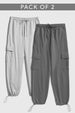 2-Pack Oversized Cargo Joggers