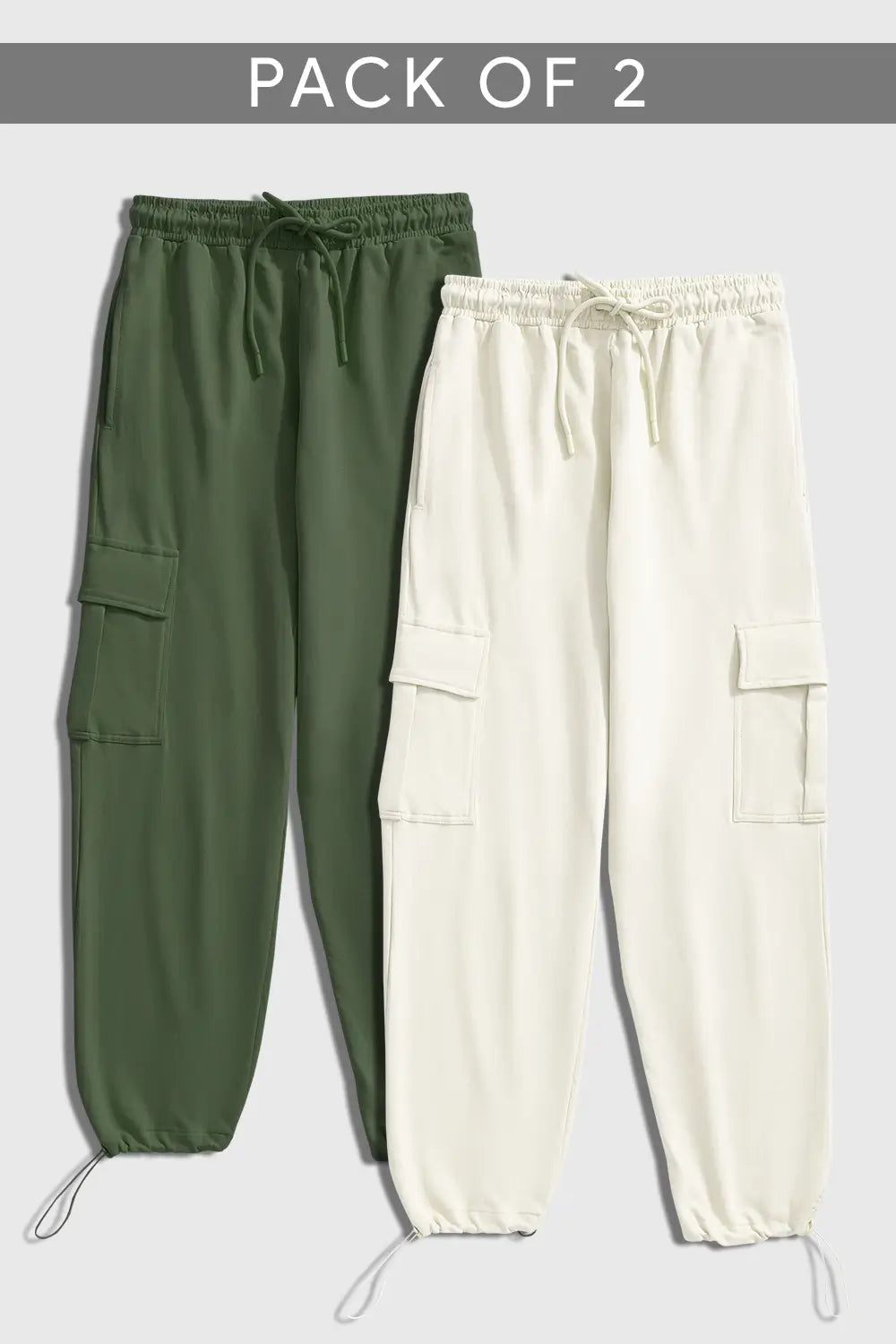 2-Pack Oversized Cargo Joggers