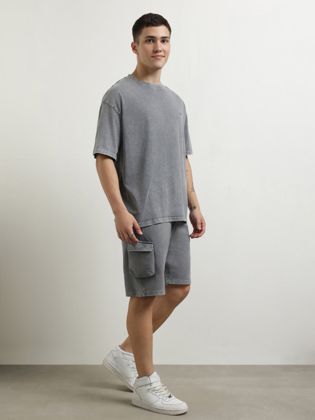 Oversized Cargo Shorts Co-ord