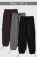 3-Pack Oversized Cargo Joggers