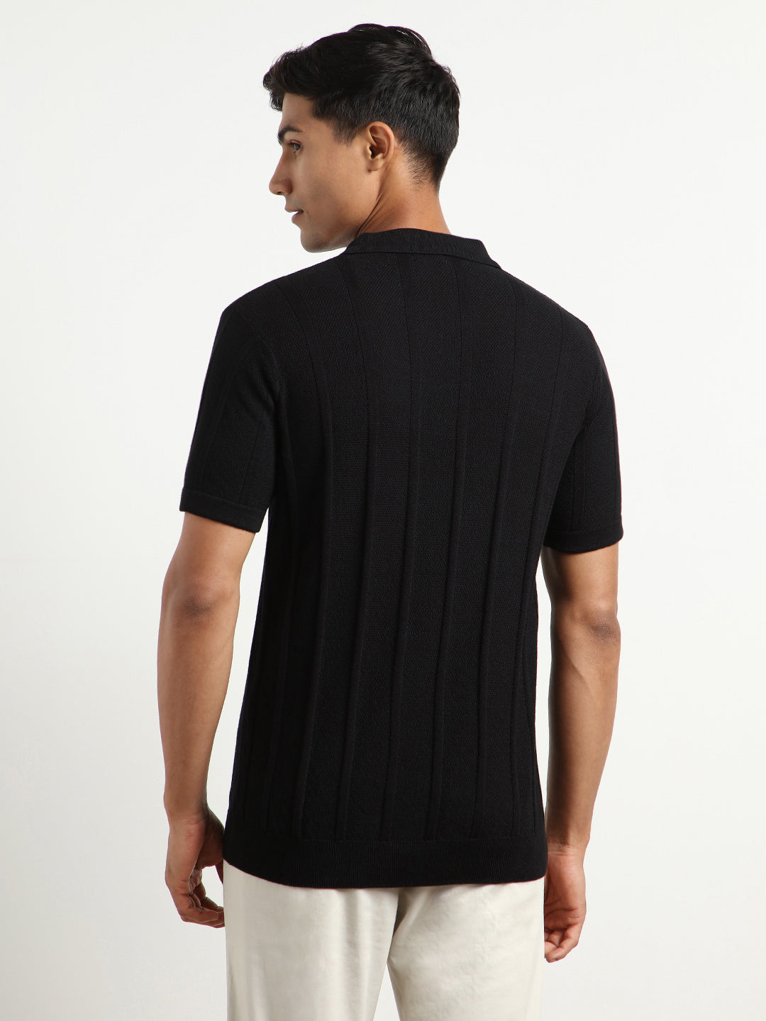 Urban Textured Polo T-Shirt