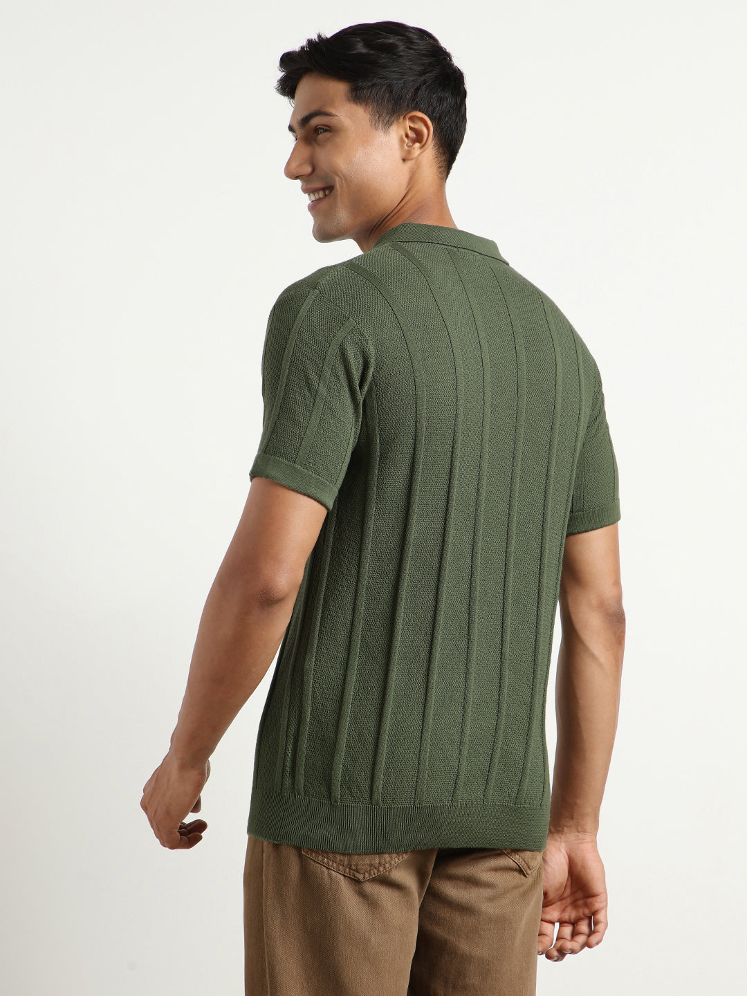 Urban Textured Polo T-Shirt