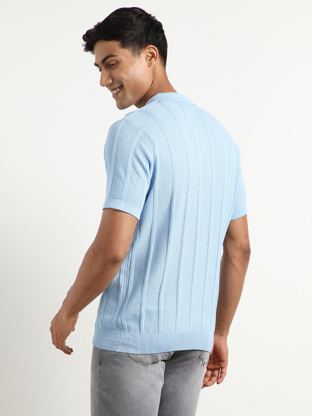 Urban Textured Polo T-Shirt