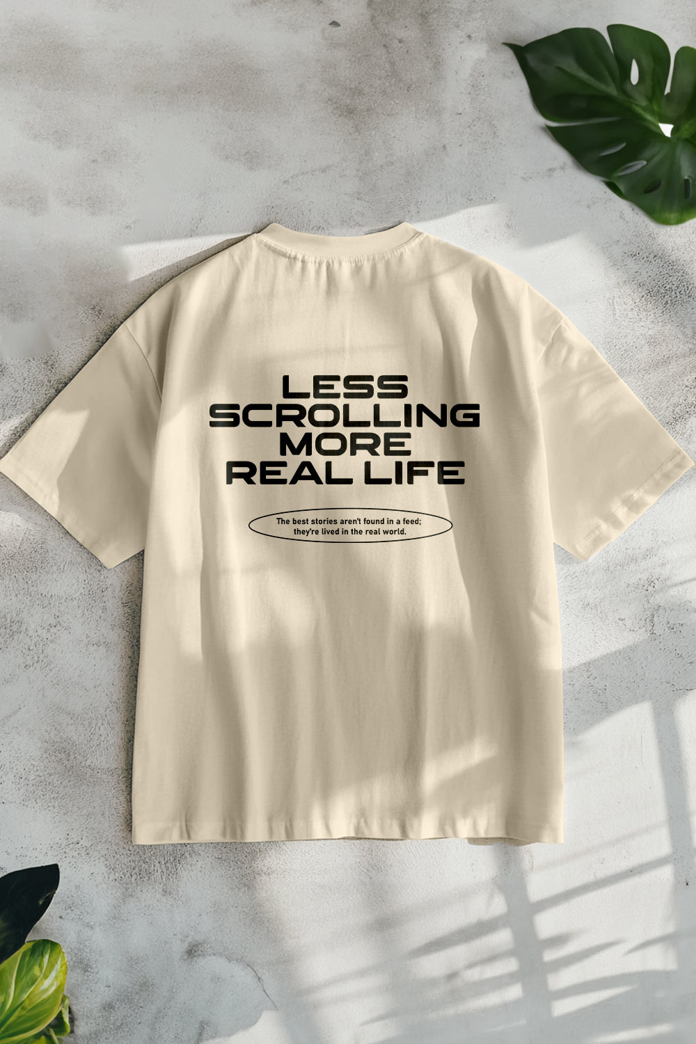 Less Scrolling Oversized T-Shirt