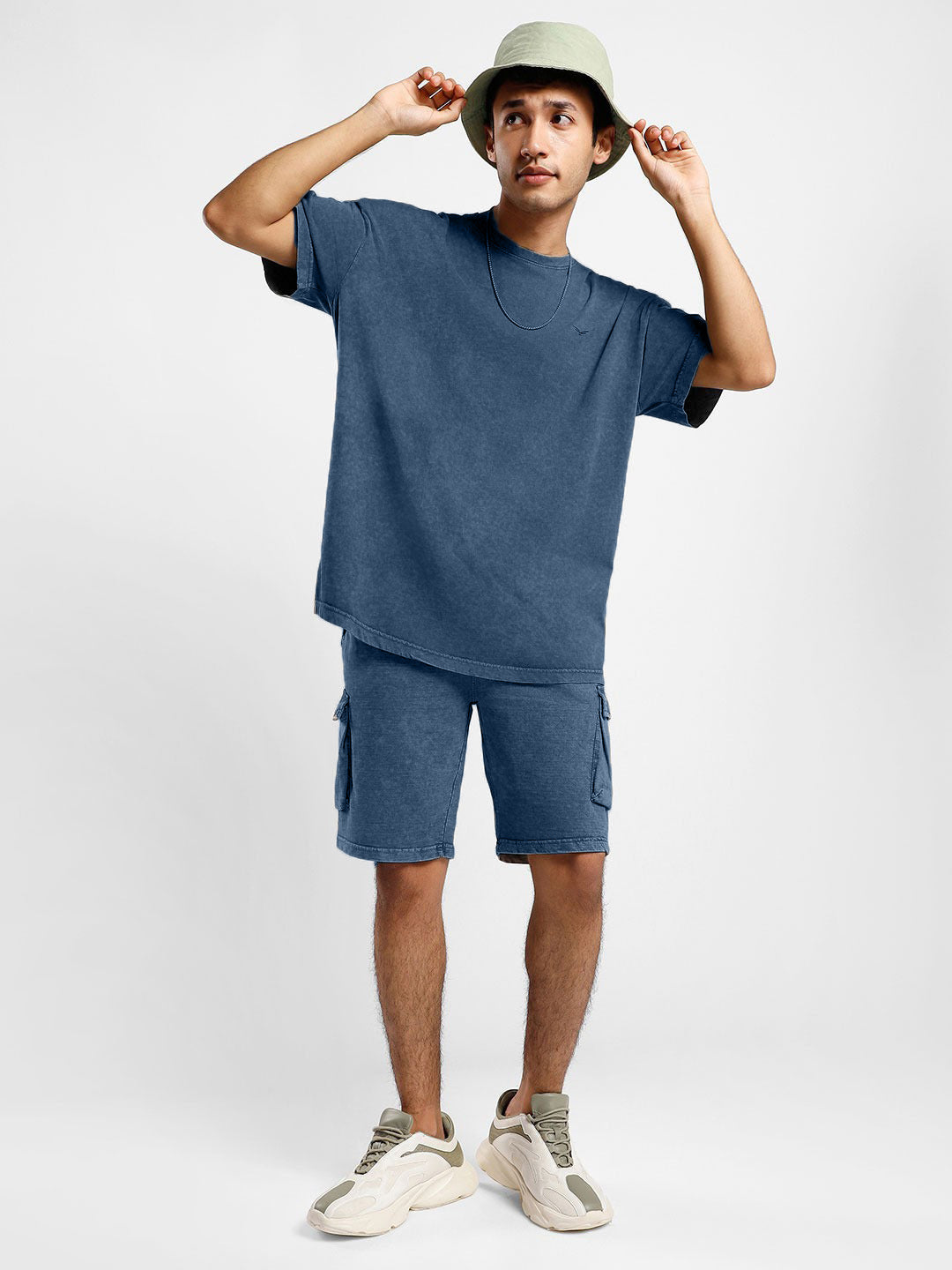 Oversized Cargo Shorts Co-ord