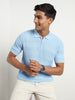 Oceanic Knit Textured Polo Shirts