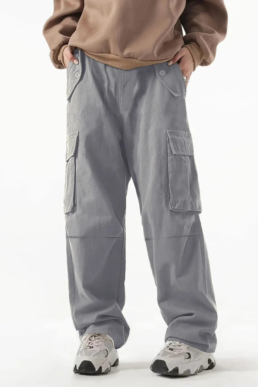 Nobero Baggy Fit Cargo Pants