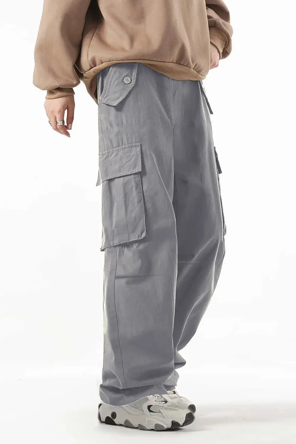 Nobero Baggy Fit Cargo Pants