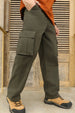 Classic Straight Fit Woven Cargo Pants