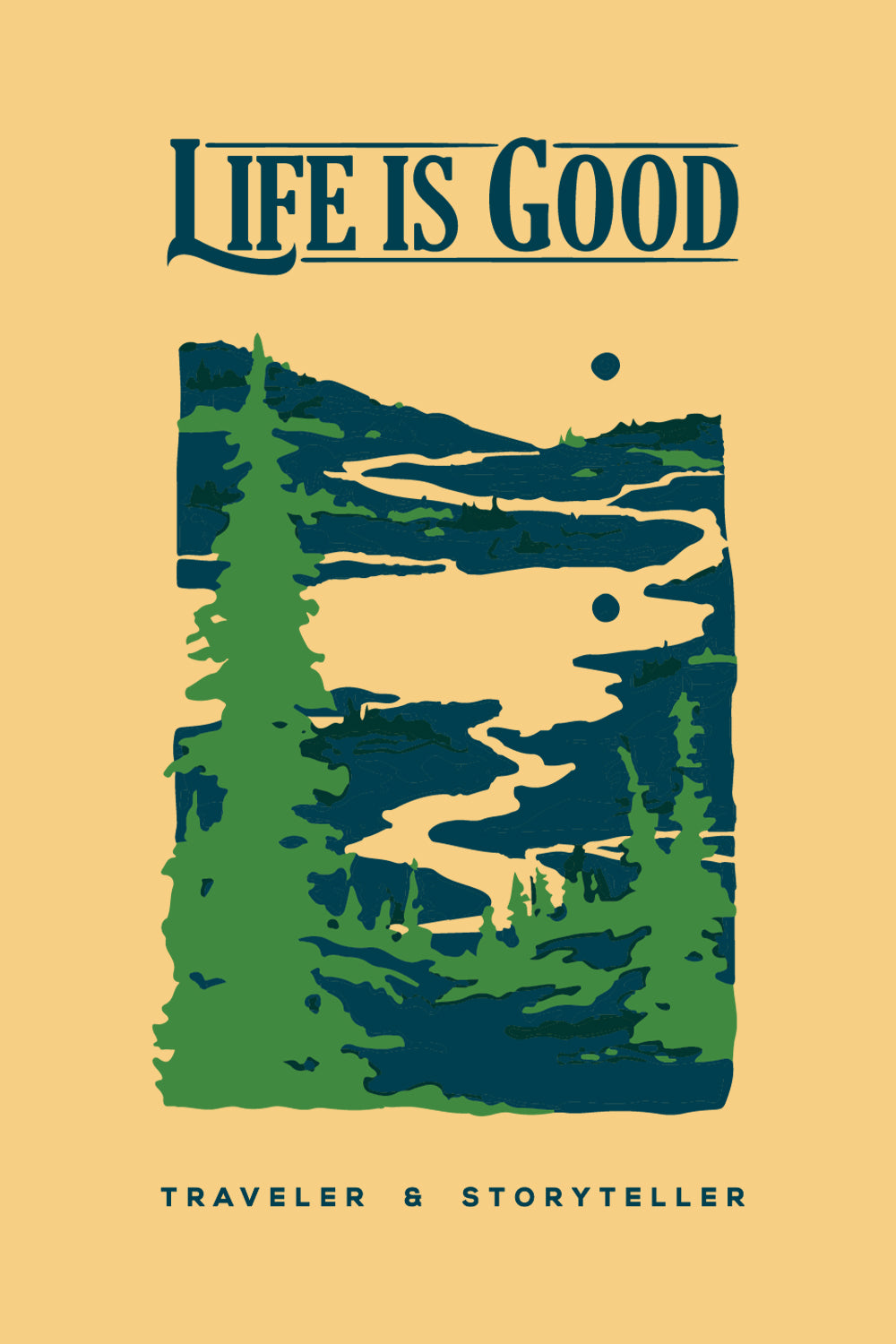 Life is Good Oversized T-Shirt