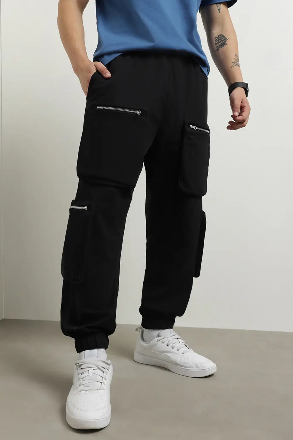 2-Pack Oversized Cargo Pocket Joggers