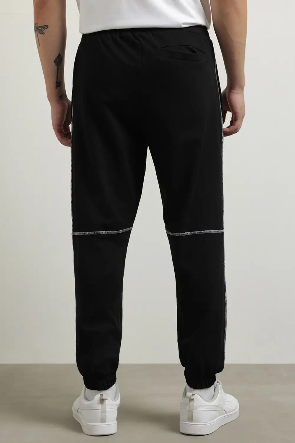 Contrast Stitched Joggers