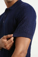 Oxford Textured Polo Shirts