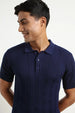 Oxford Textured Polo Shirts