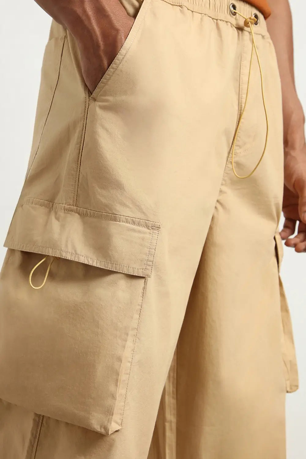 Oversized Parachute Cargo Pants