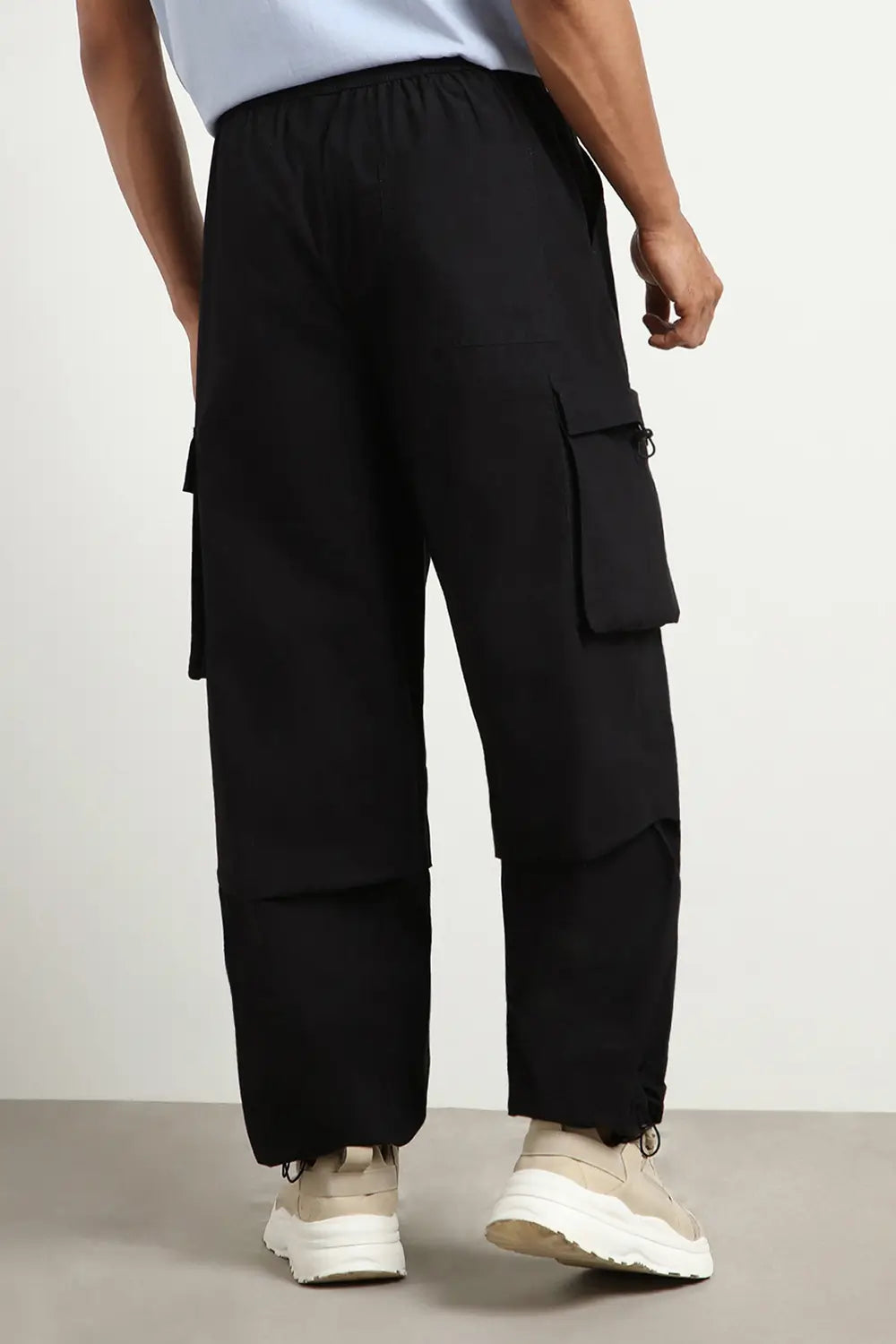 Oversized Parachute Cargo Pants