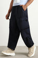 Oversized Parachute Cargo Pants