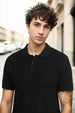 Multi Textured Polo T-Shirt