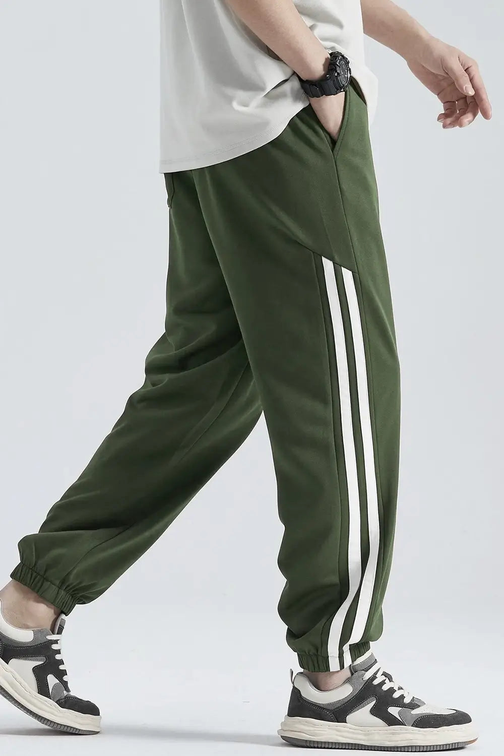 Oversized Side Striped Joggers