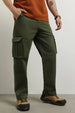 Classic Straight Fit Woven Cargo Pants