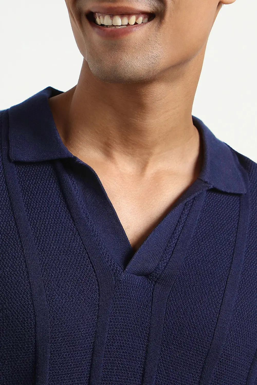 Urban Textured Polo T-Shirt