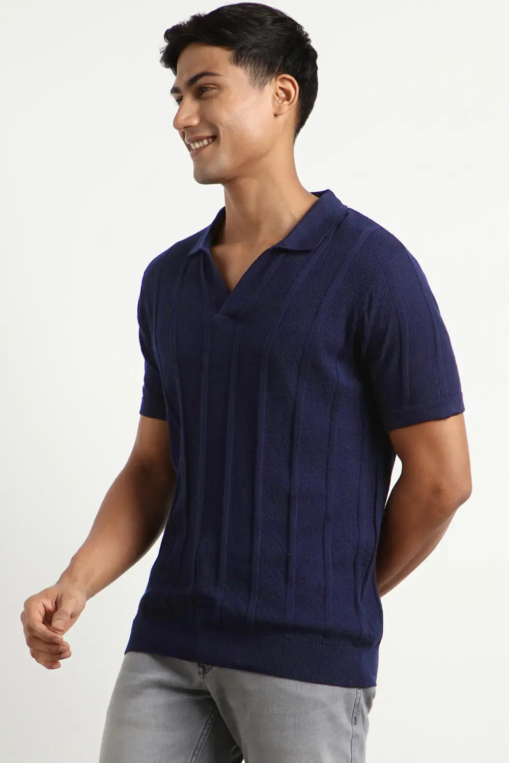 Urban Textured Polo Shirts