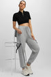 Oversized Flap Cargo Joggers Women