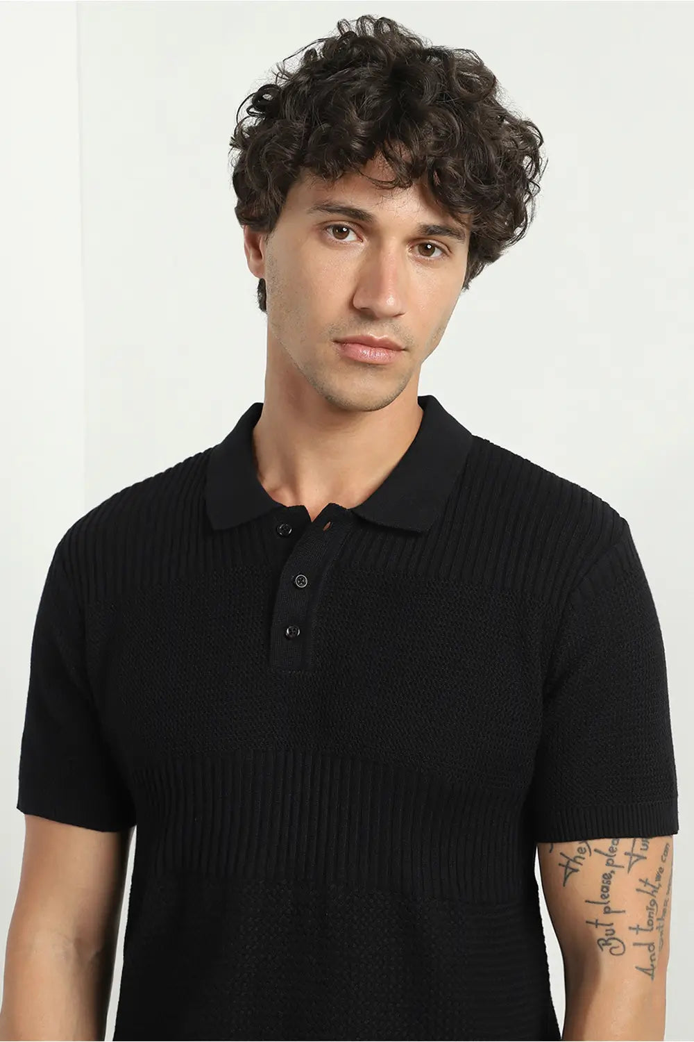 Multi Textured Polo Shirts