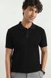 Multi Textured Polo T-Shirt