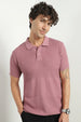 Multi Textured Polo T-Shirt