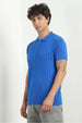 Drop Needle Textured Polo T-Shirt