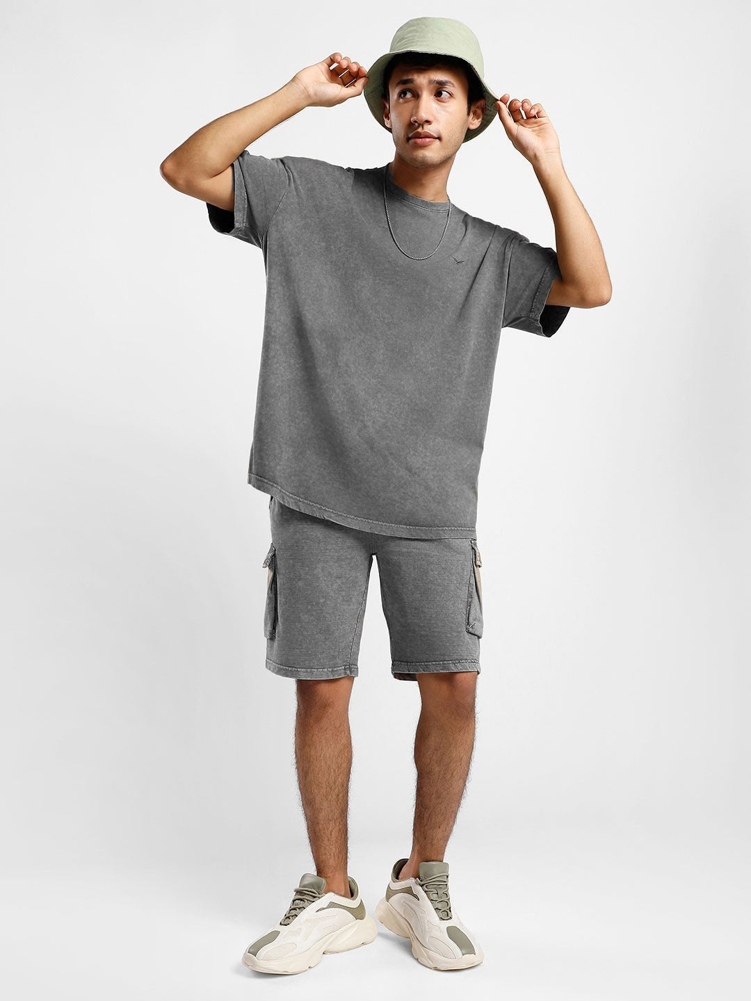 Oversized Cargo Shorts Co-ord