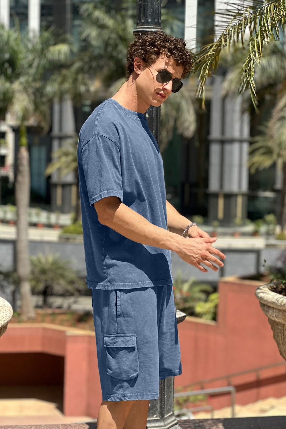 Oversized Cargo Shorts Co-ord