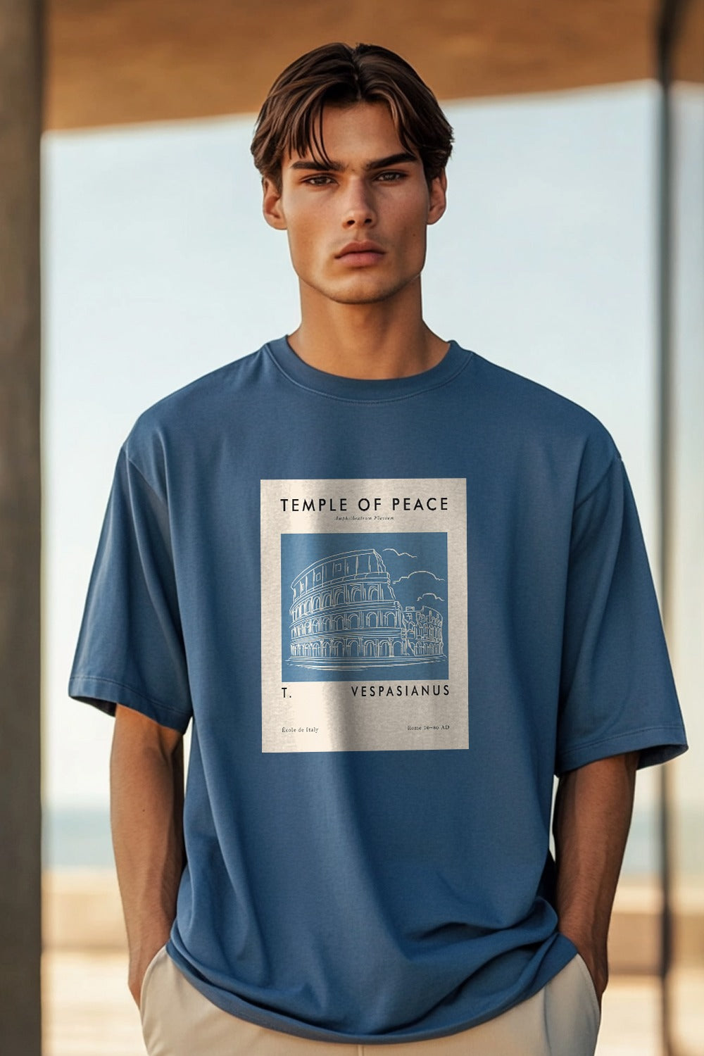 Temple of Peace Oversized T-Shirt