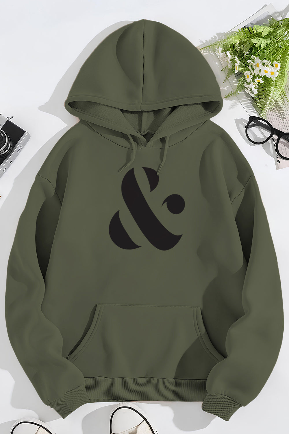 Boyfriend Fit And Life Goes On Classic Hoodie