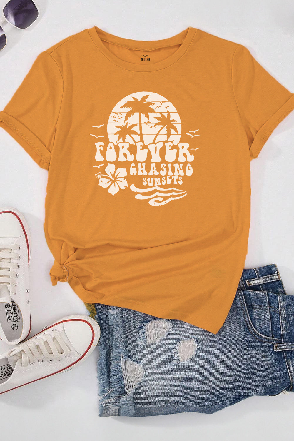 Oversized Forever Chasing Sunset T-Shirt