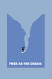 Free as the Ocean Oversized Sweatshirt