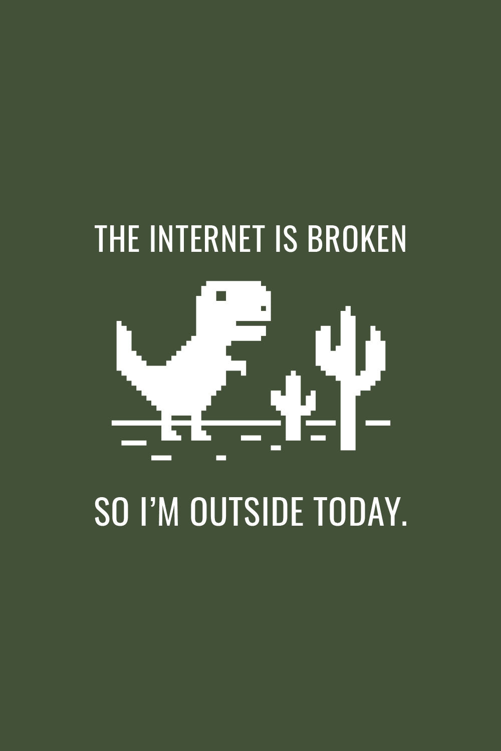 Boyfriend Internet Is Broken Classic Fit T-Shirt