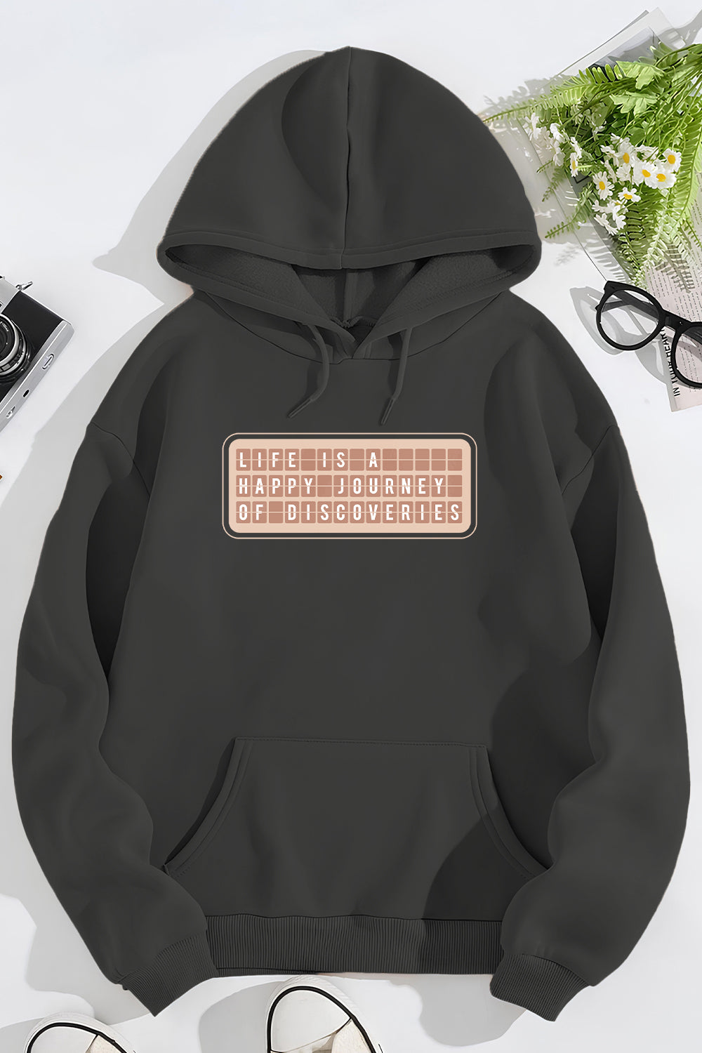 Boyfriend Fit Keyboard Classic Hoodie