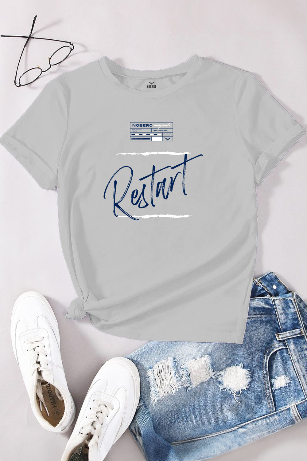 Boyfriend Restart Classic Fit T-Shirt