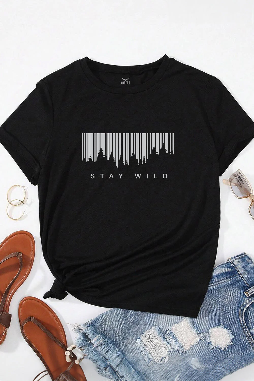 Boyfriend Stay Wild Classic Fit T-Shirt