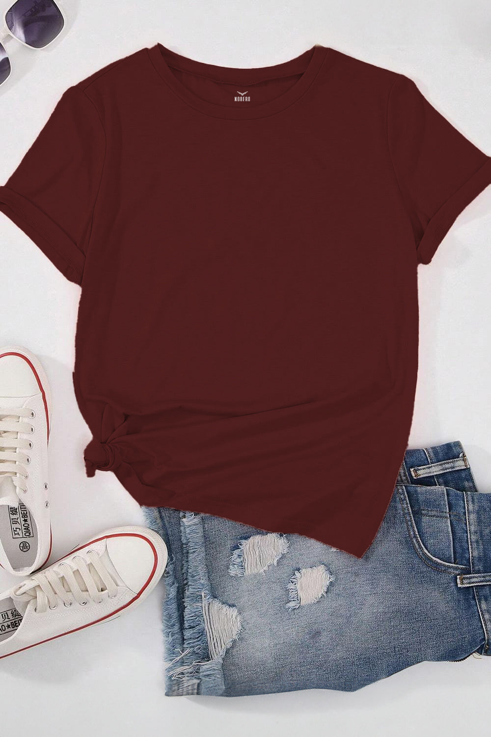 Boyfriend Fit Cotton T-Shirt